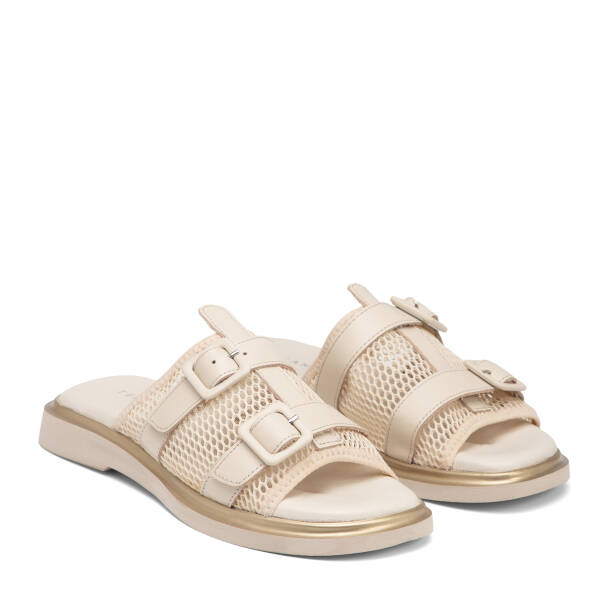 Bej Vegan Kadın Terlik - K25Y1TR67957-Q2R - 2