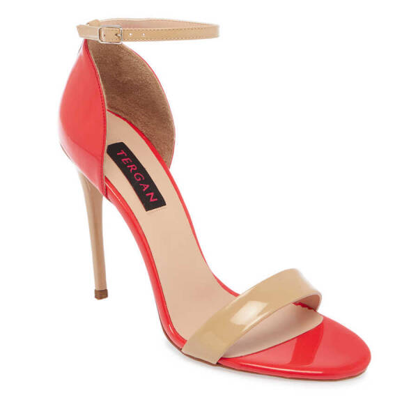 Bej Vegan Kadın Topuklu Ayakkabı - K24Y1AY67398-D67 - 2