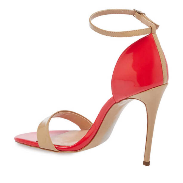 Bej Vegan Kadın Topuklu Ayakkabı - K24Y1AY67398-D67 - 3