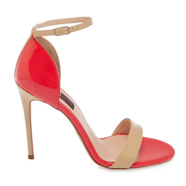 Bej Vegan Kadın Topuklu Ayakkabı - K24Y1AY67398-D67 - 4