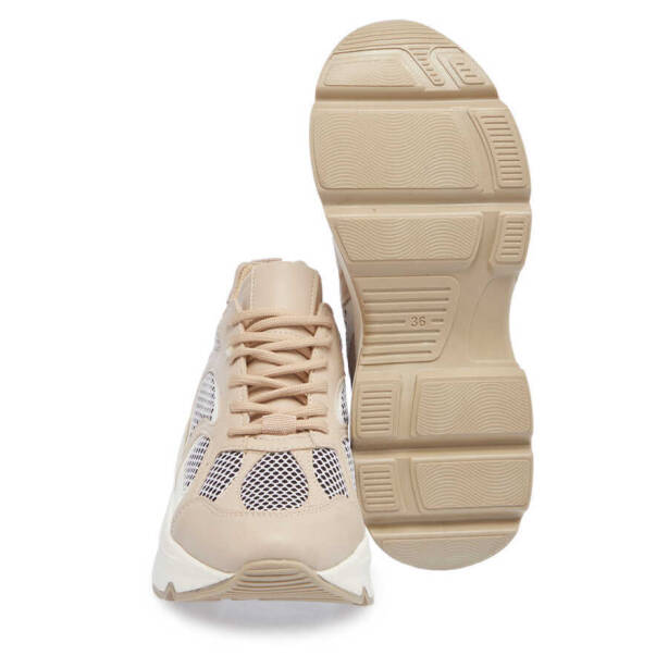 Bej Vegan - Tekstil Kadın Sneaker - K24I1AY67364-R74 - 4