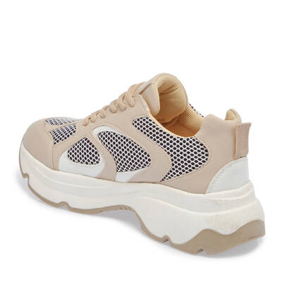  Bej Vegan-Tekstil Kadın Sneaker - K24I1AY67364-R74 - 2