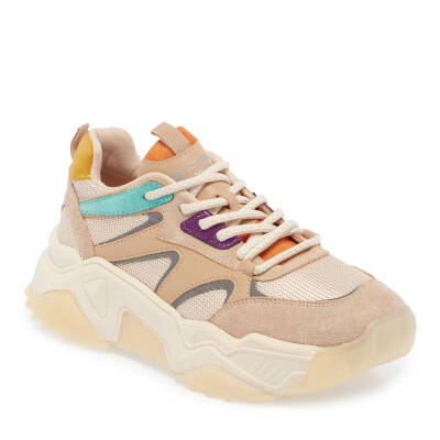 Bej Vegan - Tekstil Kadın Sneaker - K24S1AY67646-D67 
