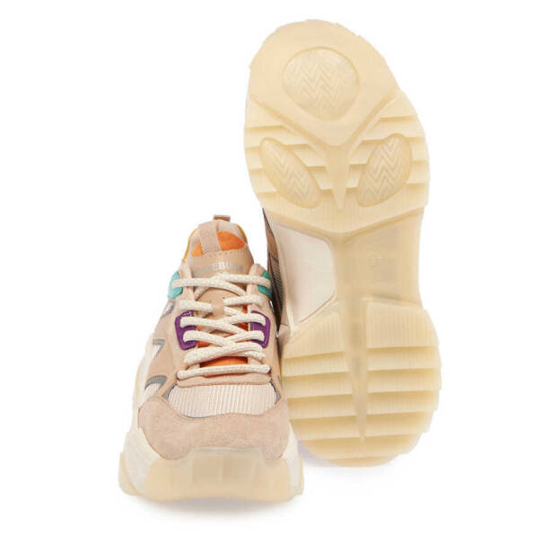 Bej Vegan - Tekstil Kadın Sneaker - K24S1AY67646-D67 - 4