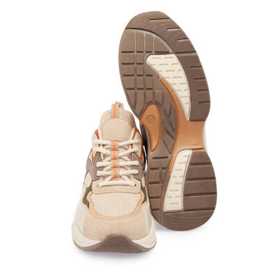 Bej Vegan-Tekstil Kadın Sneaker - K25S1AY68176-R74 - 4