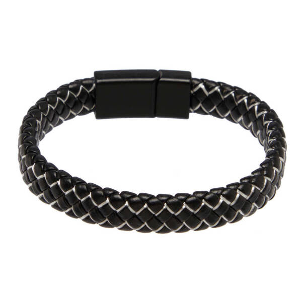 Beyaz Deri Erkek Bileklik - E1BLK0410223-D93 - 1