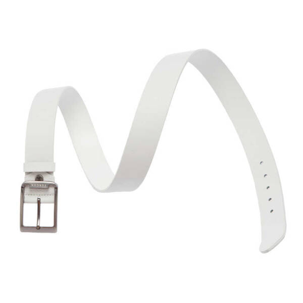 Beyaz Deri Erkek Kemer - S1EK00000360-D93 - 2