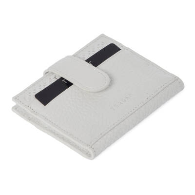  Beyaz Deri Erkek Kredi Kartlık - S1KK00001617-B69 - 1