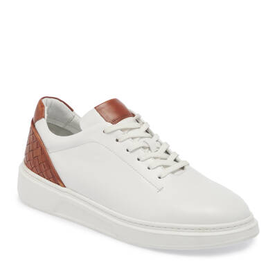  Beyaz Deri Erkek Sneaker - E23I1AY56200-C73 