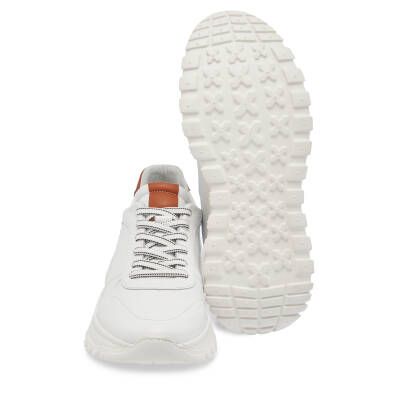  Beyaz Deri Erkek Sneaker - E24I1AY56621-A26 - 4