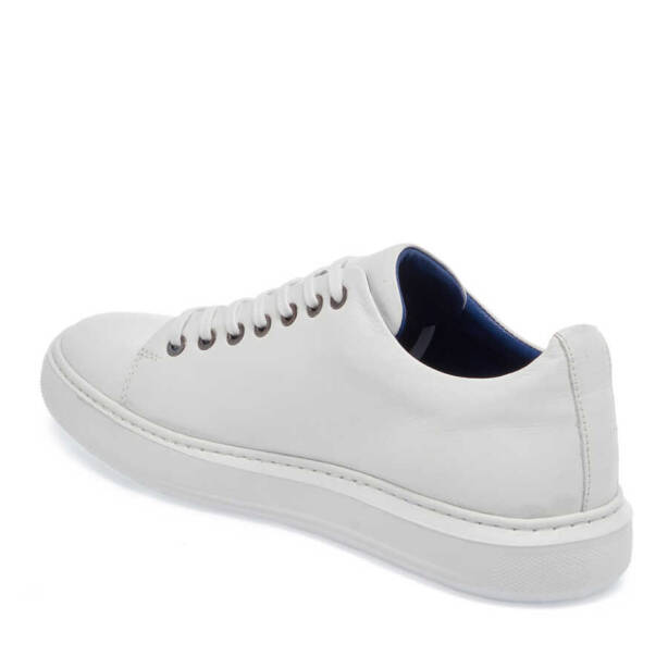 Beyaz Deri Erkek Sneaker - E24I1AY56625-A26 - 2
