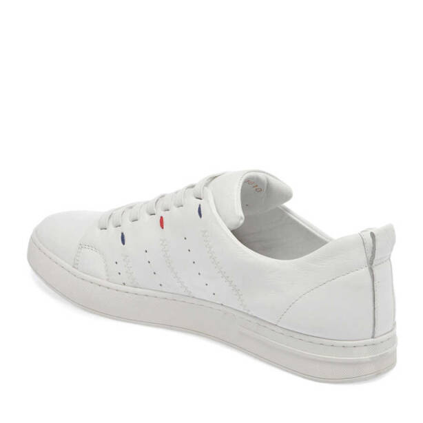 Beyaz Deri Erkek Sneaker - E24I1AY56635-A26 - 2