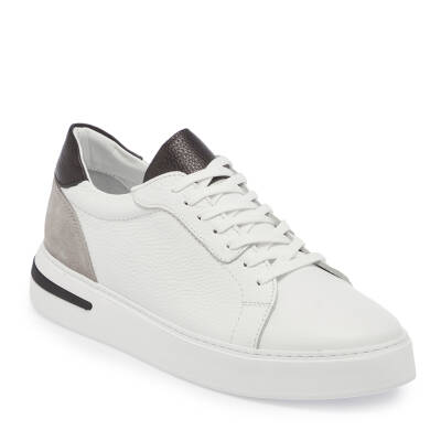  Beyaz Deri Erkek Sneaker - E24I1AY56699-A26 