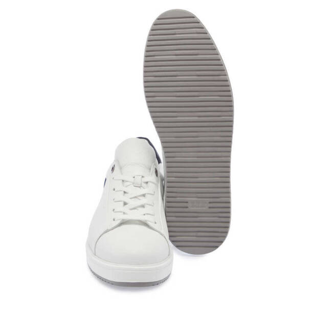 Beyaz Deri Erkek Sneaker - E24I1AY56700-B69 - 4