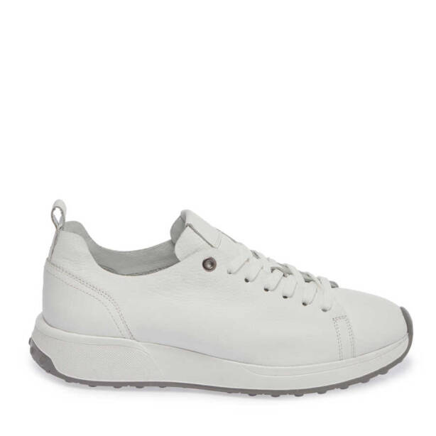 Beyaz Deri Erkek Sneaker - E24I1AY56703-B69 - 3