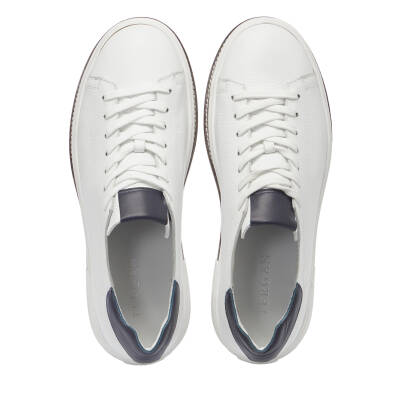  Beyaz Deri Erkek Sneaker - E24I1AY56707-B69 - 5