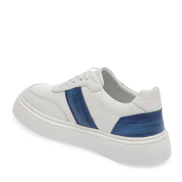 Beyaz Deri Erkek Sneaker - E24I1AY56722-C73 - 2