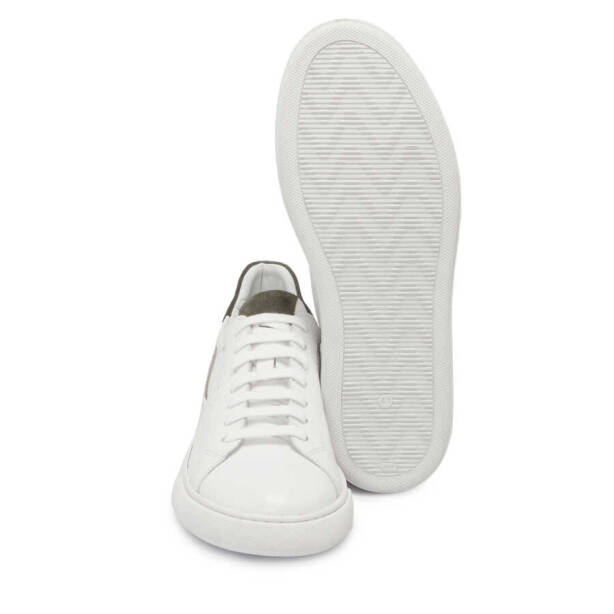 Beyaz Deri Erkek Sneaker - E24I1AY56729-B69 - 4
