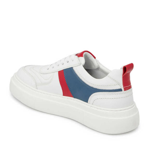 Beyaz Deri Erkek Sneaker - E24I1AY56730-A26 - 2