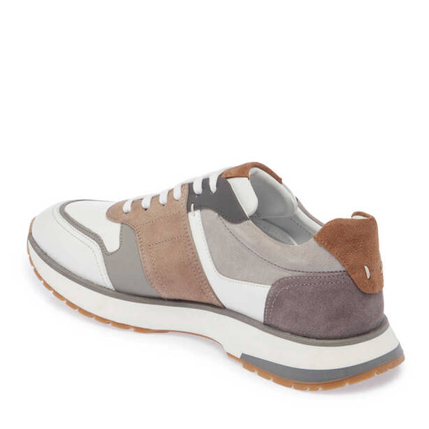 Beyaz Deri Erkek Sneaker - E24I1AY56735-A26 - Tergan