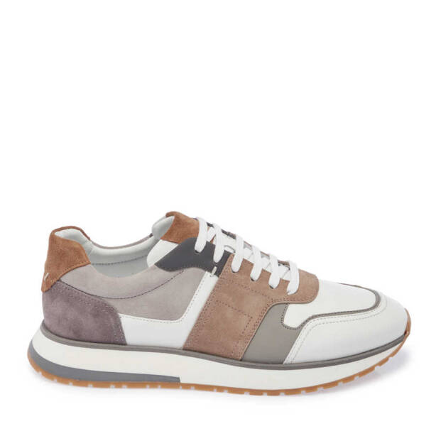 Beyaz Deri Erkek Sneaker - E24I1AY56735-A26 - Tergan