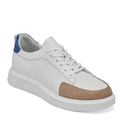  Beyaz Deri Erkek Sneaker - E24I1AY56744-A26 
