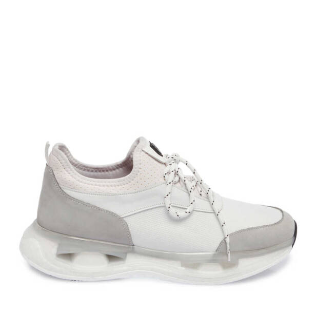 Beyaz Deri Erkek Sneaker - E24I1AY56797-A26 - 3