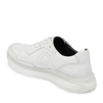  Beyaz Deri Erkek Sneaker - E24I1AY56799-A26 - 2