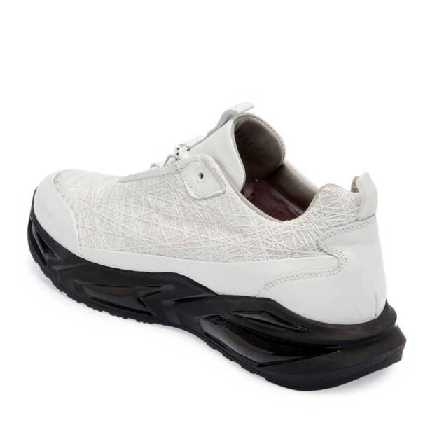 Beyaz Deri Erkek Sneaker - E24I1AY56800-A26 - 2