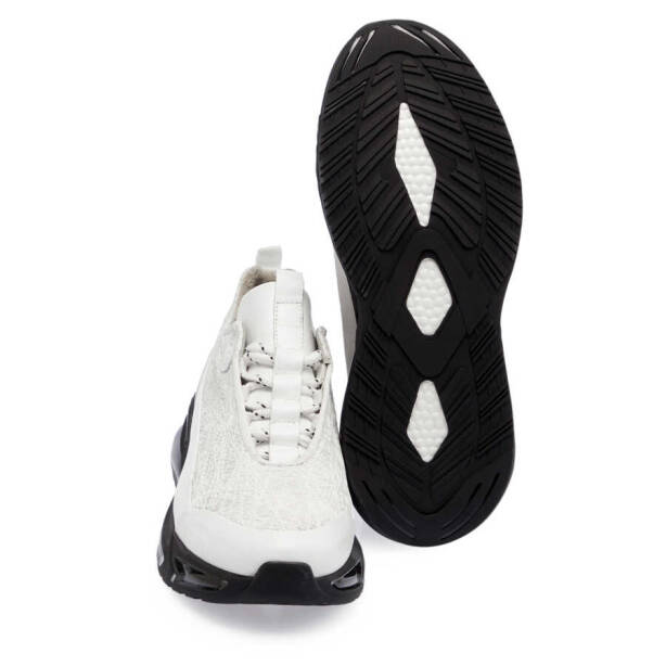 Beyaz Deri Erkek Sneaker - E24I1AY56800-A26 - 4