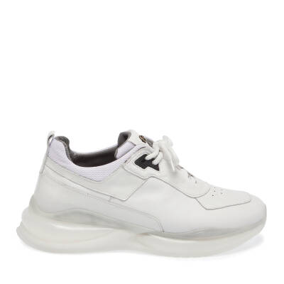  Beyaz Deri Erkek Sneaker - E24I1AY56802-A26 - 3