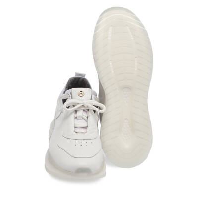  Beyaz Deri Erkek Sneaker - E24I1AY56802-A26 - 4