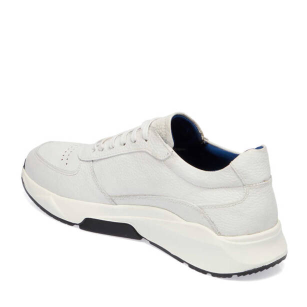 Beyaz Deri Erkek Sneaker - E24I1AY56808-B69 - 2