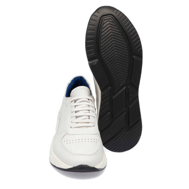 Beyaz Deri Erkek Sneaker - E24I1AY56808-B69 - 4