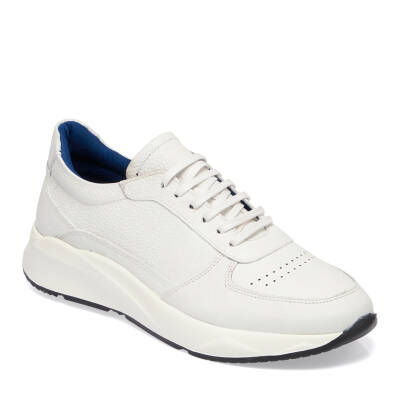  Beyaz Deri Erkek Sneaker - E24I1AY56808-B69 