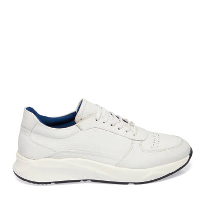  Beyaz Deri Erkek Sneaker - E24I1AY56808-B69 - 3