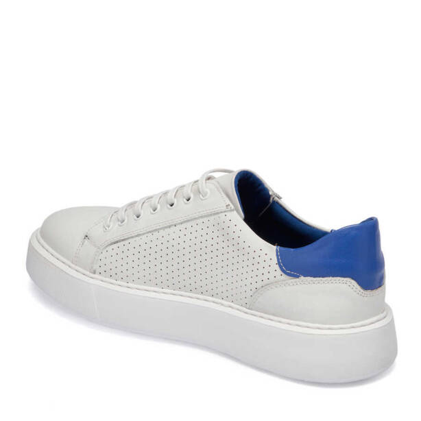 Beyaz Deri Erkek Sneaker - E24I1AY56811-C73 - Tergan