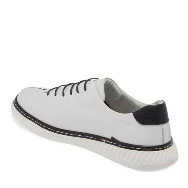 Beyaz Deri Erkek Sneaker - E24I1AY56812-A26 - 2