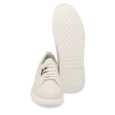  Beyaz Deri Erkek Sneaker - E24I1AY56813-A26 - 4