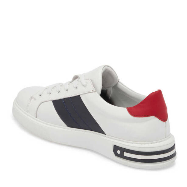Beyaz Deri Erkek Sneaker - E24I1AY56816-A26 - 2