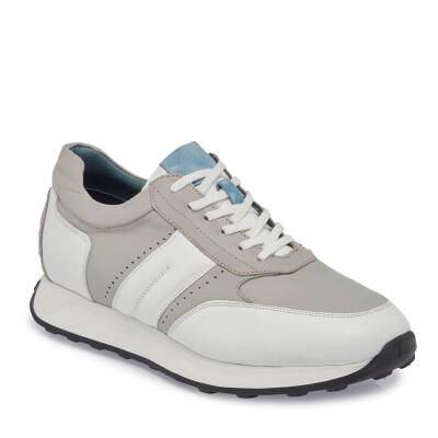  Beyaz Deri Erkek Sneaker - E24I1AY56818-A26 