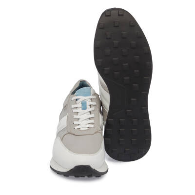  Beyaz Deri Erkek Sneaker - E24I1AY56818-A26 - 4