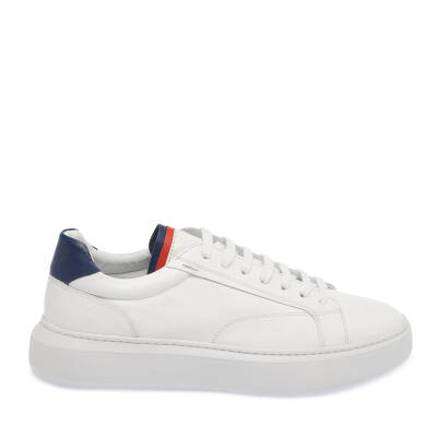 Beyaz Deri Erkek Sneaker - E24I1AY56833-C73 - 3