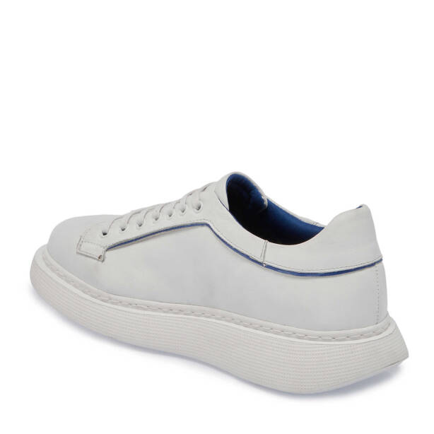 Beyaz Deri Erkek Sneaker - E24I1AY56837-C73 - 2