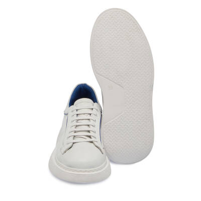  Beyaz Deri Erkek Sneaker - E24I1AY56837-C73 - 4