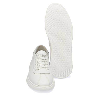  Beyaz Deri Erkek Sneaker - E24I1AY56838-A26 - 4