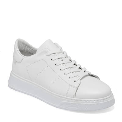  Beyaz Deri Erkek Sneaker - E24I1AY56839-A26 