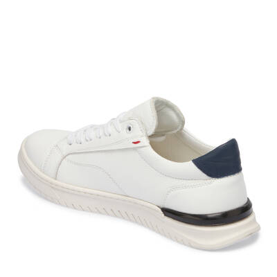  Beyaz Deri Erkek Sneaker - E24I1AY56846-L80 - 2