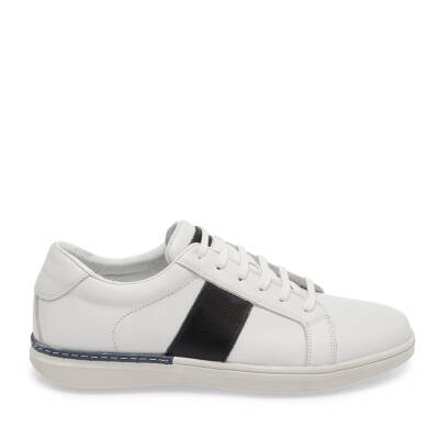  Beyaz Deri Erkek Sneaker - E24I1AY56850-C52 - 3