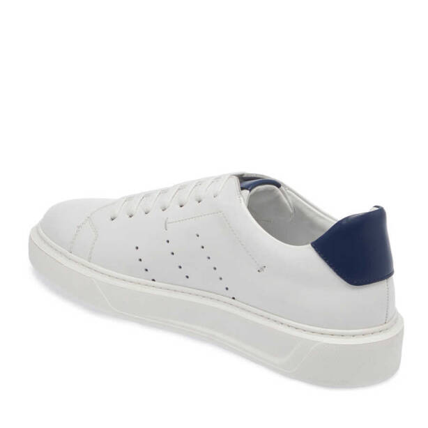 Beyaz Deri Erkek Sneaker - E24I1AY56856-C73 - 2